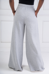 High Waist Wide Leg Sweat Pant (Grey)