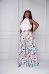Paint Stroke Palazzo Pant